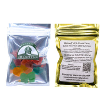 Load image into Gallery viewer, The front and back packaging of 400mg CBD infused Gummy Cubes.
